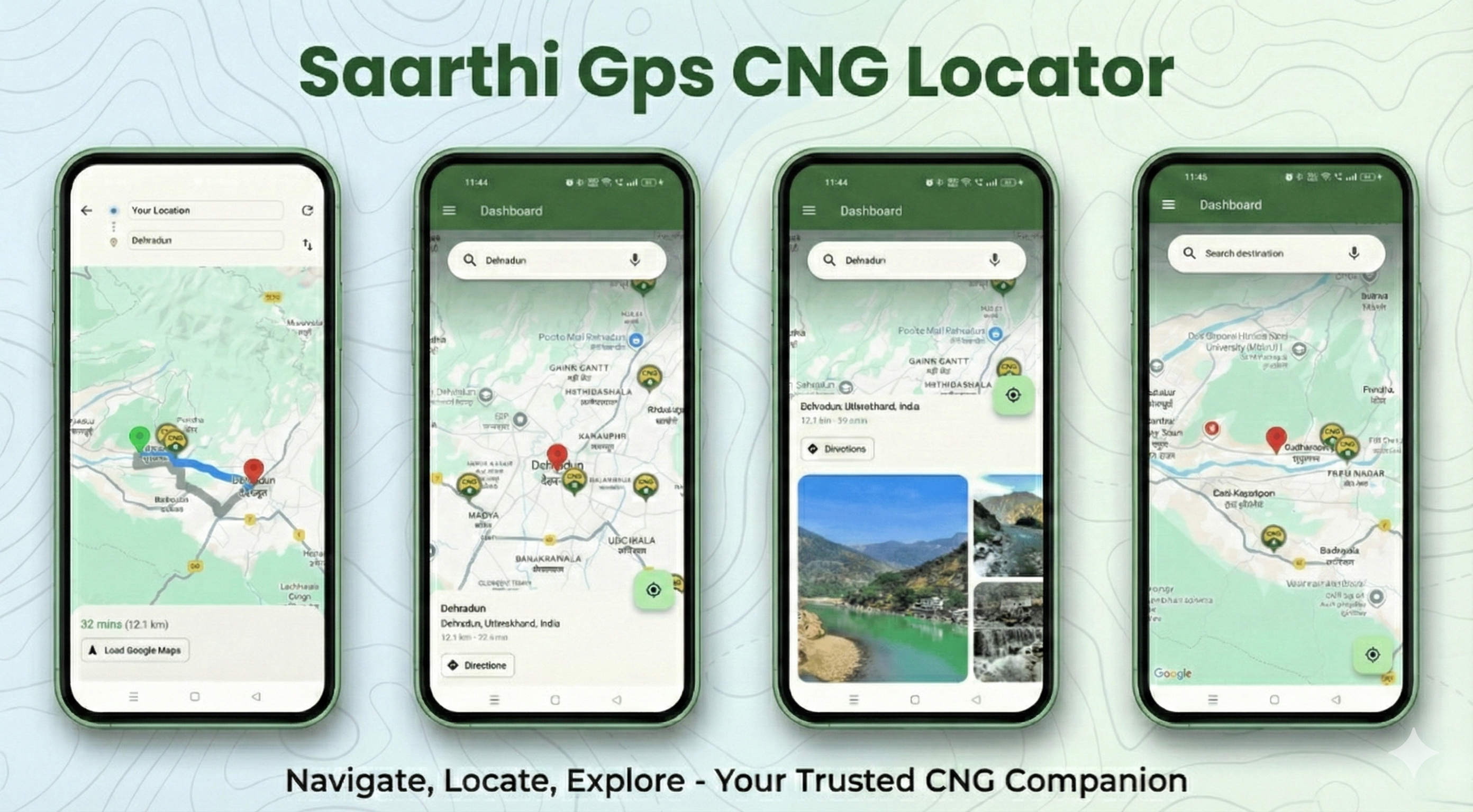 Saarthi GPS CNG Locator App
