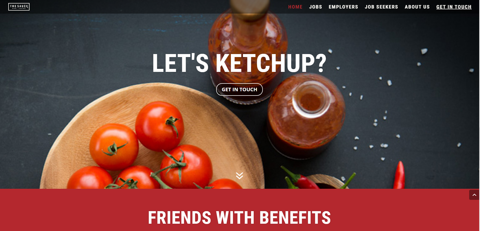 The Sauce website development hachiweb